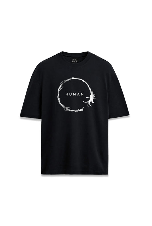 Arrival Filmi Human Tasarım Oversize Tişört