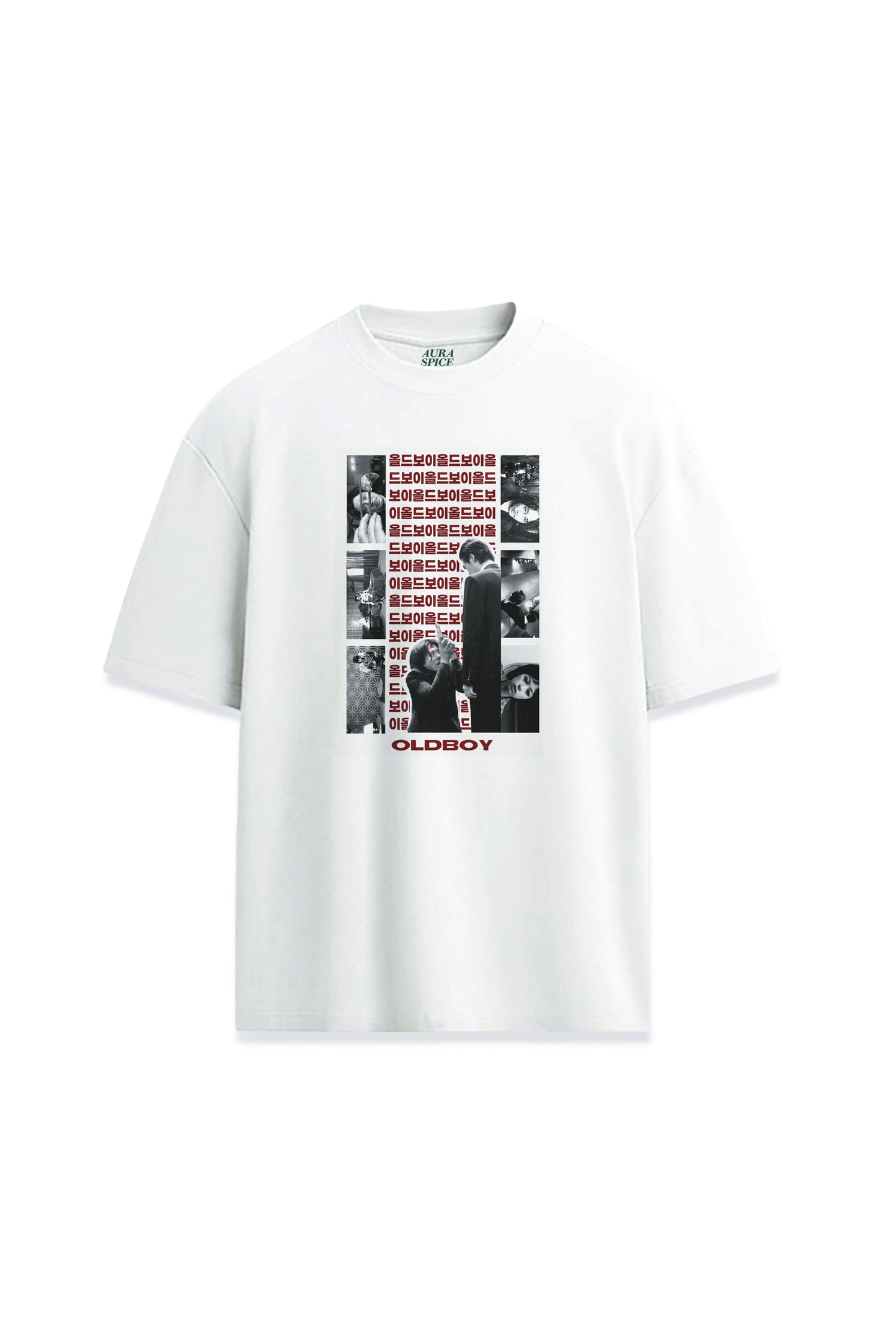 Oldboy Film Tasarım Baskılı Yazılı Oversize Unisex Premium Tişört