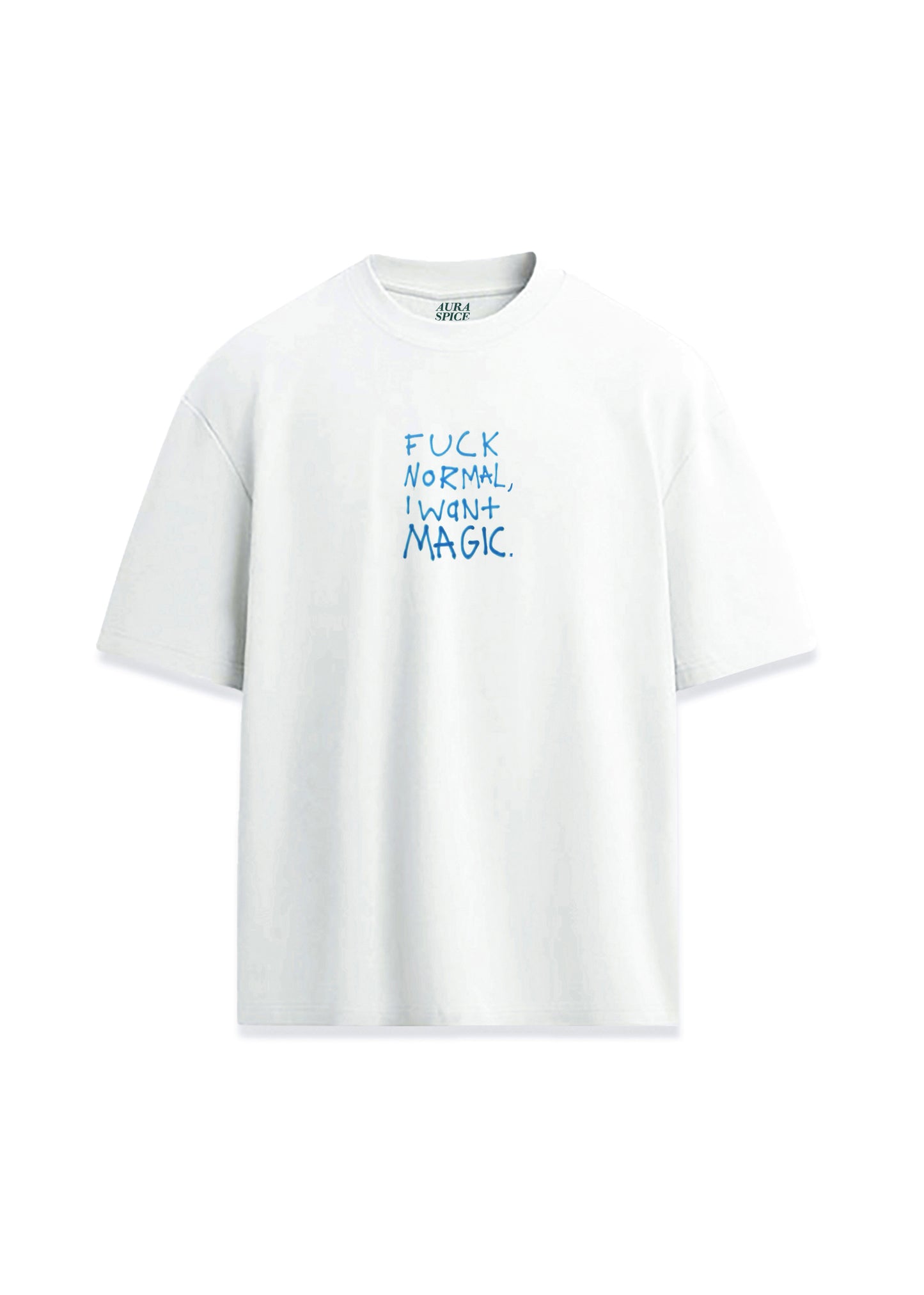 I Want Magic Yazılı Tasarım Baskılı Oversize Unisex Tişört
