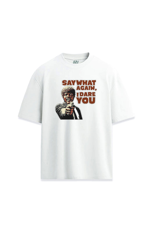 Pulp Fiction Film Sahne Replik Tasarım Baskılı Oversize Unisex Premium Tişört