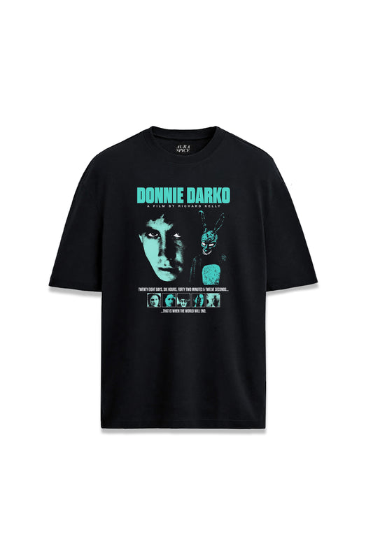 Donnie Darko Film Özel Tasarım Baskılı Yazılı Oversize Unisex Tişört