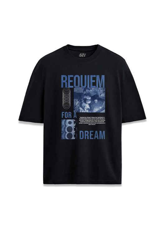 Requiem For Dream Rüya İçin Ağıt Film Baskılı Oversize Unisex Tişört