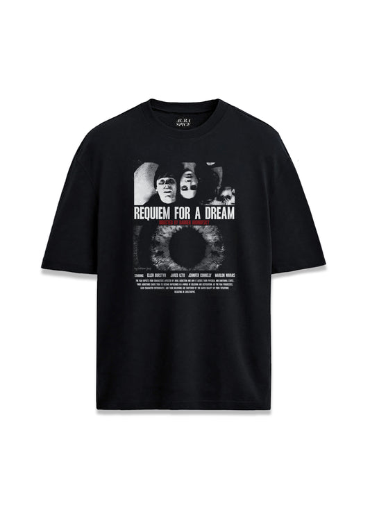 Requiem For Dream Rüya İçin Ağıt Film Baskılı Oversize Unisex Tişört
