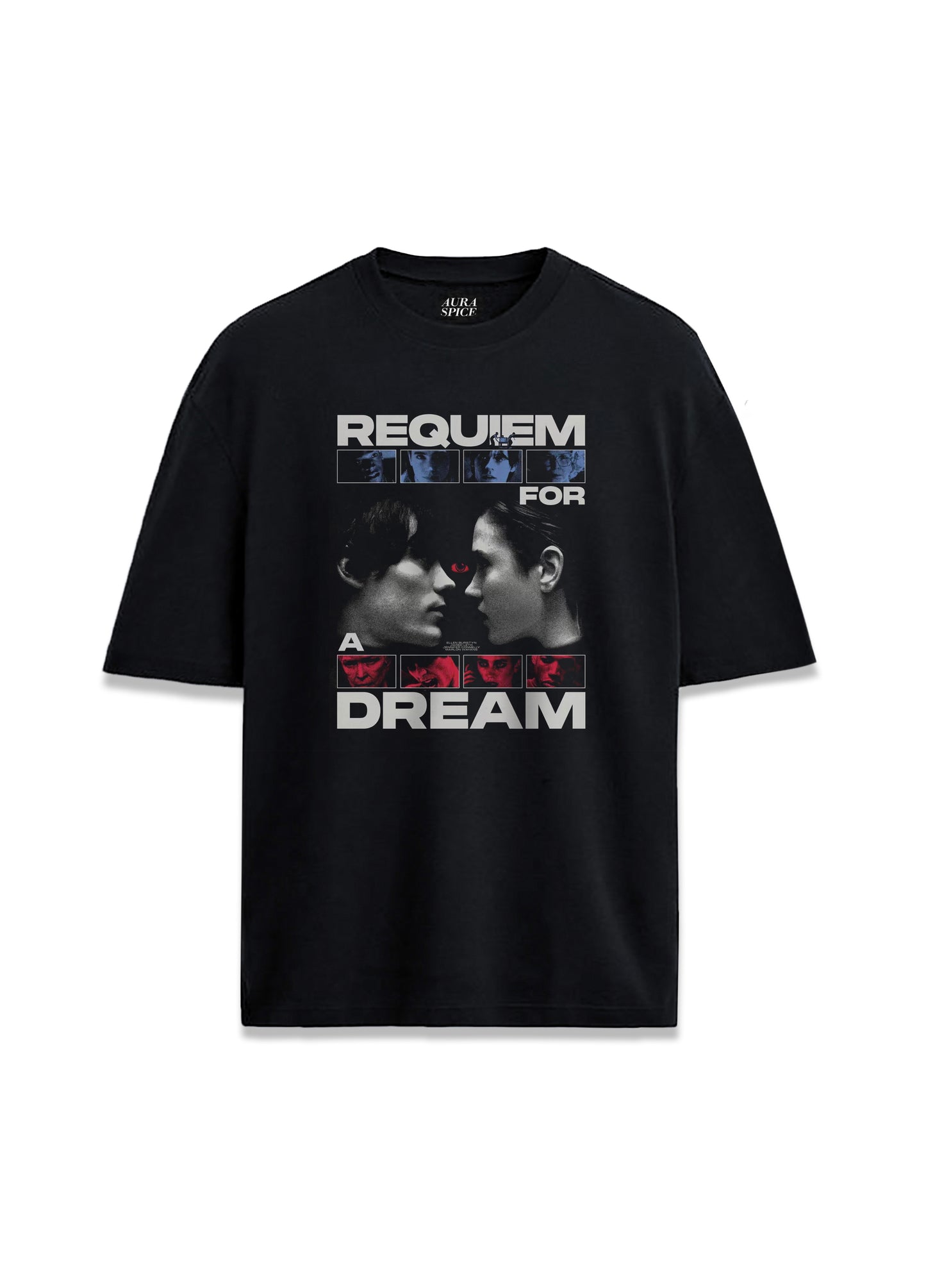 Requiem For Dream Rüya İçin Ağıt Film Baskı Oversize Unisex Tişört