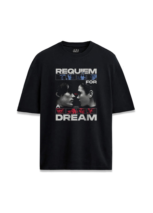 Requiem For Dream Rüya İçin Ağıt Film Baskı Oversize Unisex Tişört