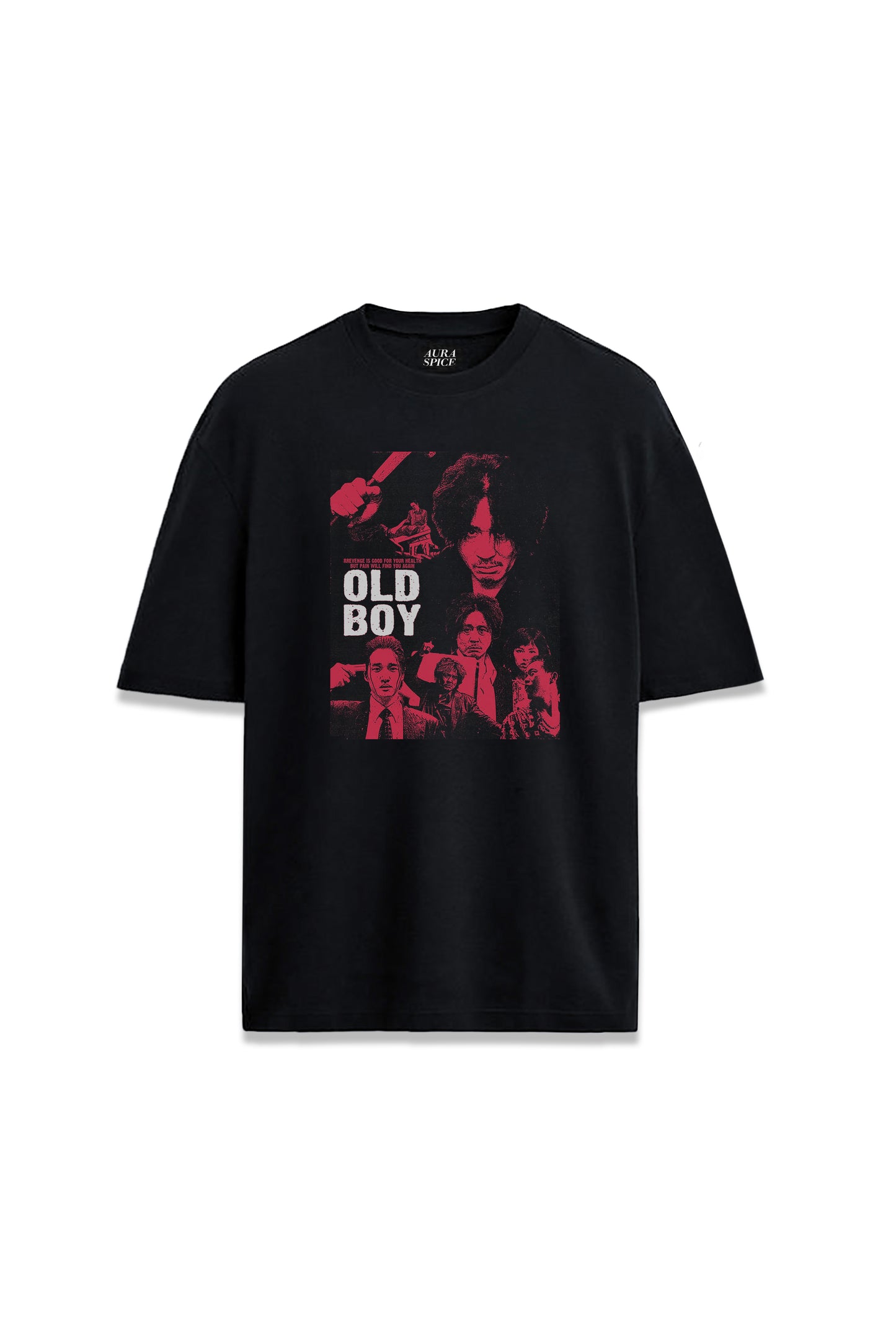 Oldboy Film Özel Tasarım Baskılı Oversize Unisex Tişört
