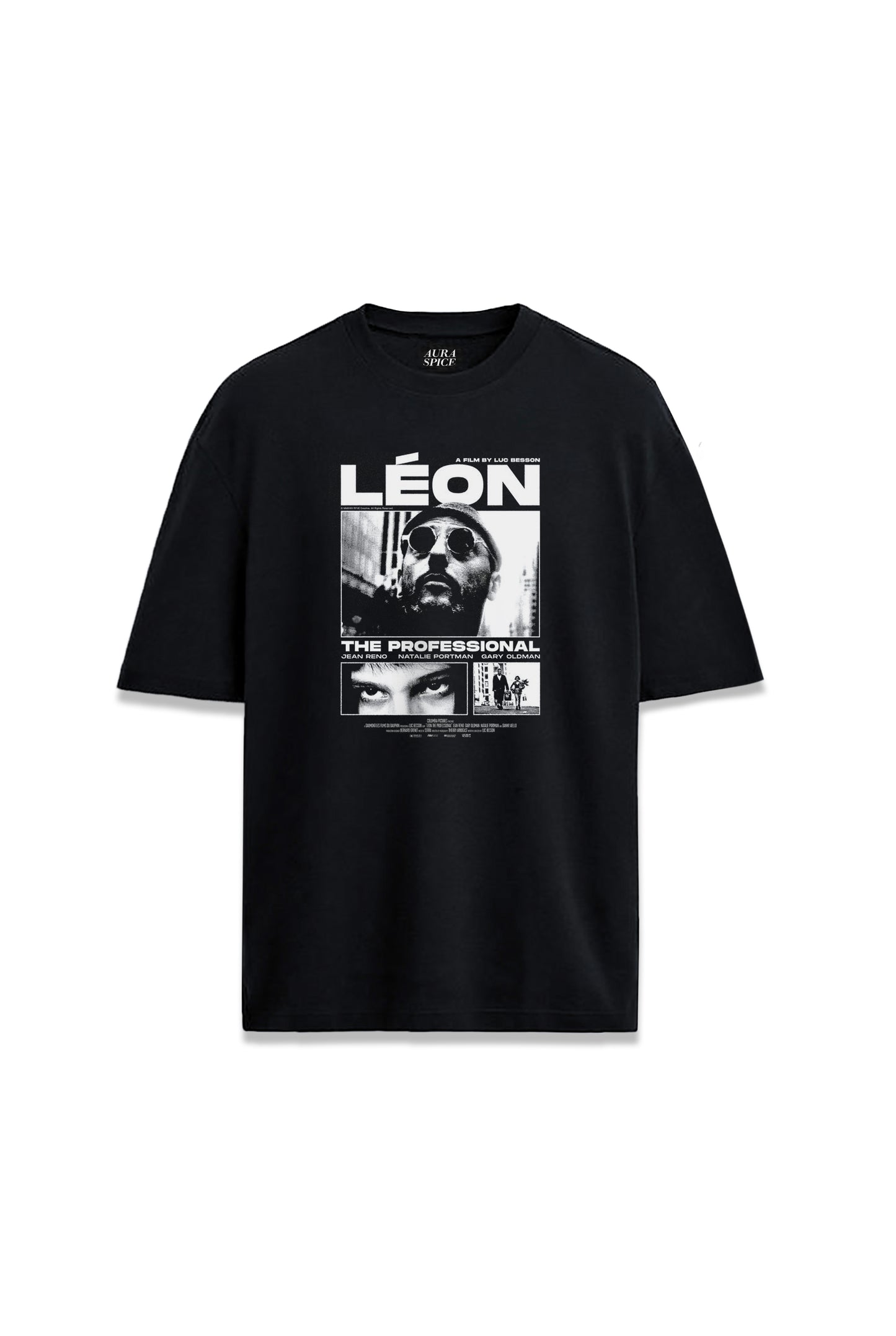 Leon Professional Film Tasarım Baskılı Oversize Unisex Tişört